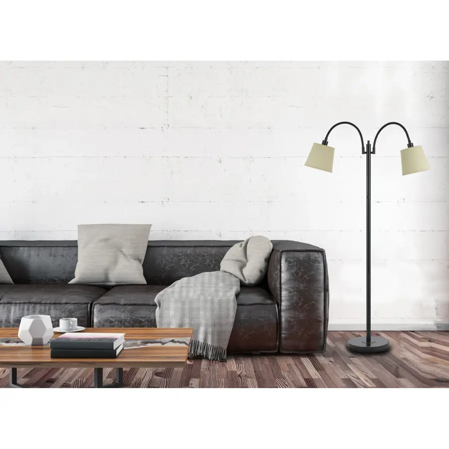 Gail Double Gooseneck Floor Lamp - Image 2