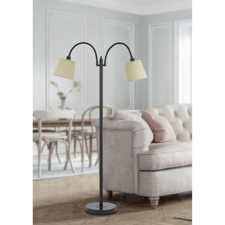 Gail Double Gooseneck Floor Lamp - Image 3