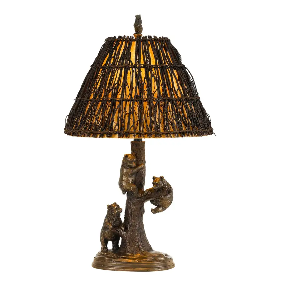 Bear Resin Table Lamp