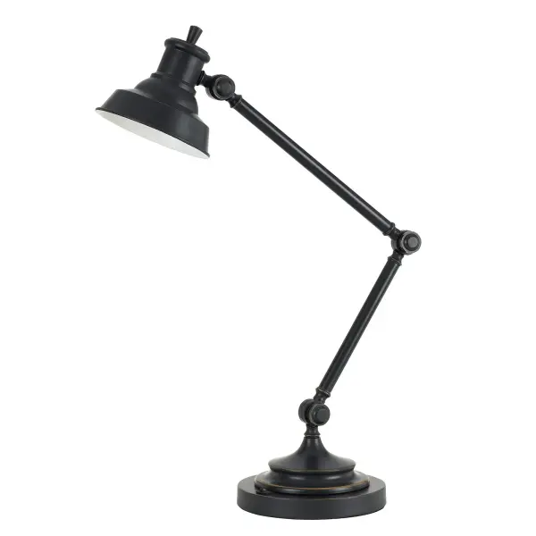 This functional desk lamp combines durable metal construction with energy-efficient LED technology. The adjustable arm allows precise light positioning, while the 3000K warm white output creates comfortable task lighting for reading and work.