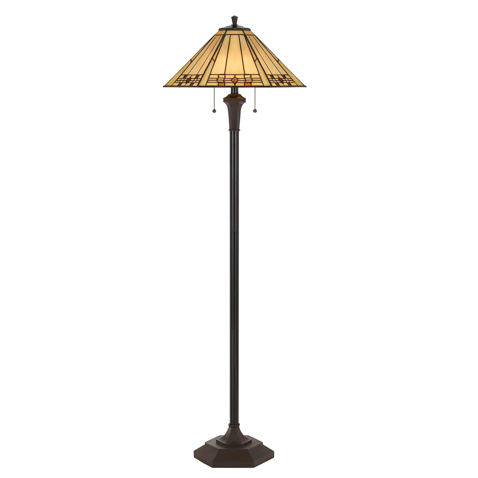 Tiffany Stained Glass Floor Lamp