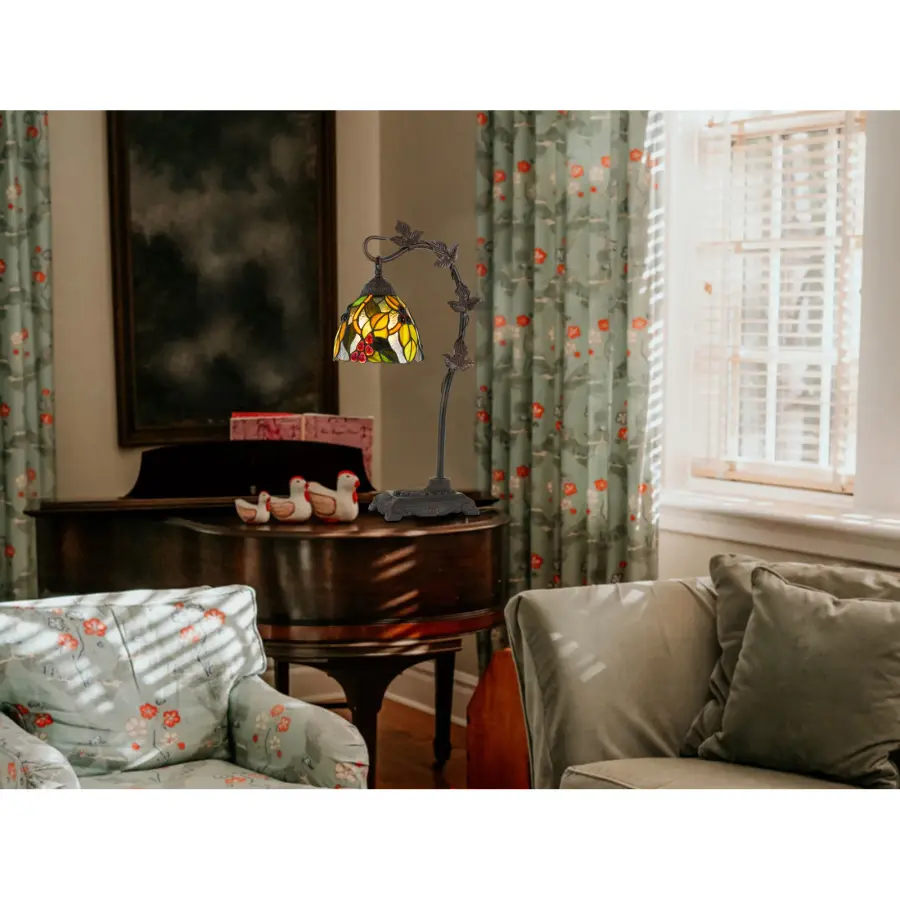 Cotulla Tiffany Downbridge Table Lamp - Image 3
