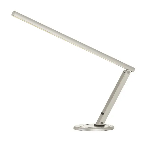 The Savona desk lamp combines durable metal construction with modern LED technology, delivering 780 lumens of warm 3000K light. Its adjustable design allows precise light positioning for various tasks.
