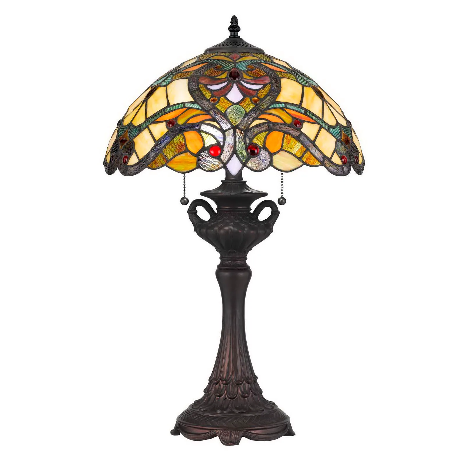 Tiffany Stained Glass Table Lamp