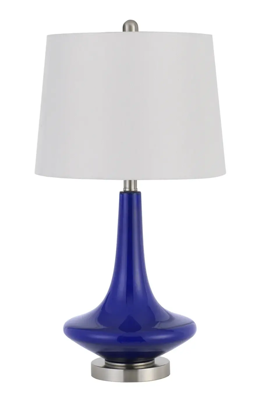 Kleve Two Light Table Lamp in Royal Blue