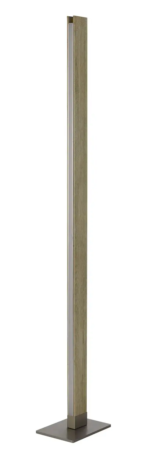 Sustainable Wood Floor Lamp with Integrated LED Technology