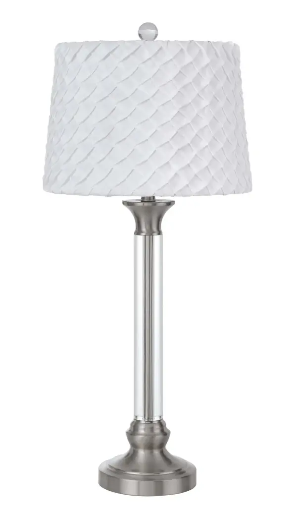 Ruston One Light Table Lamp in Brushed Steel