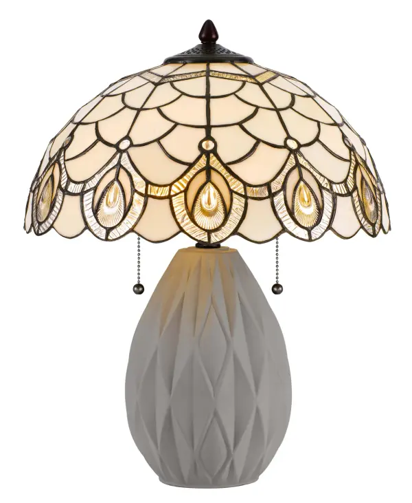 Classic Tiffany-Style Accent Lamp with Artisan Glass Craftsmanship
