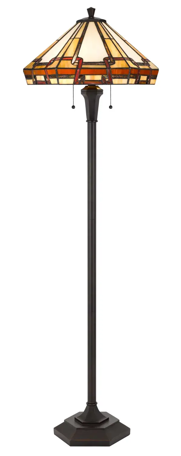 Tiffany Two Light Floor Lamp