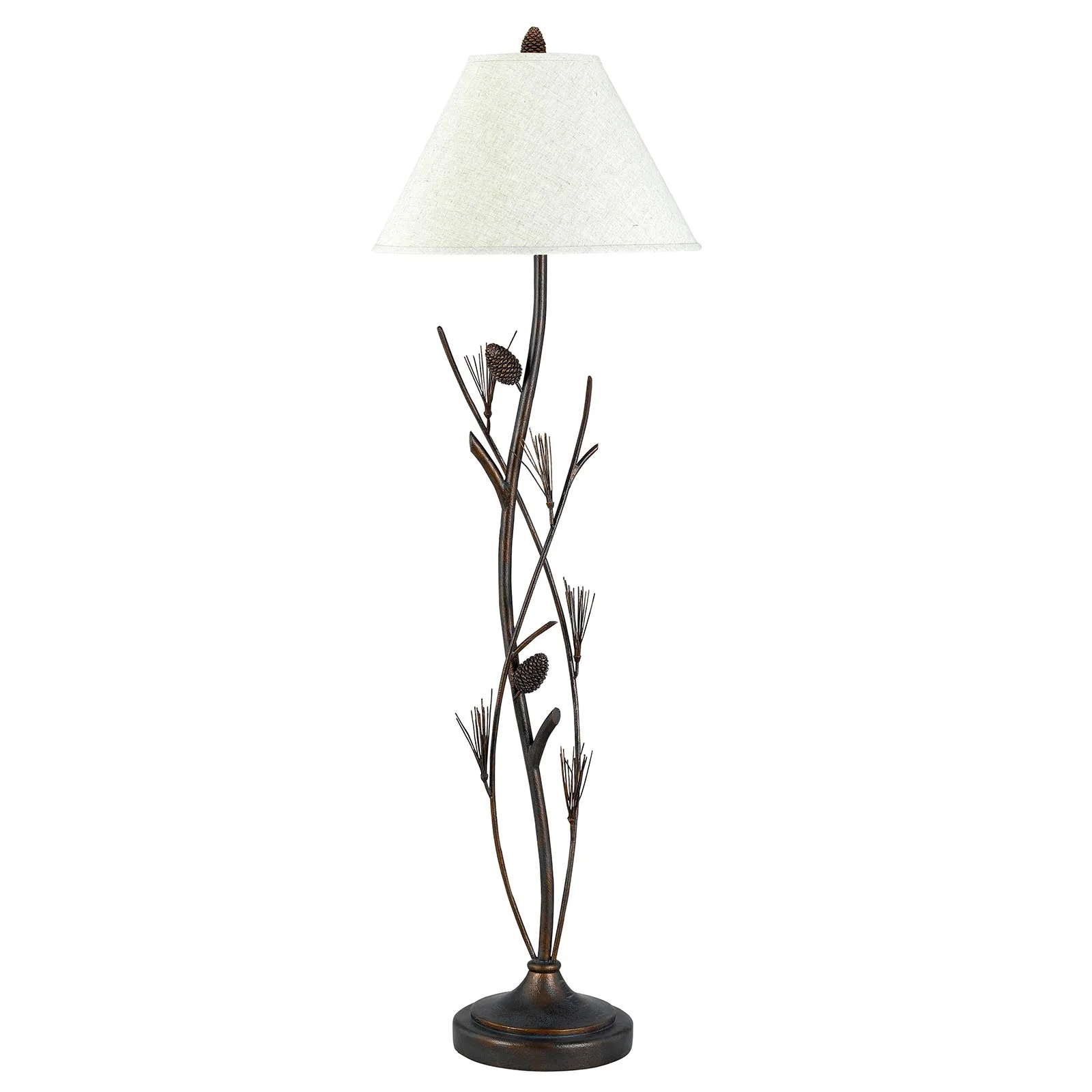 Pine Twig Iron Floor Lamp
