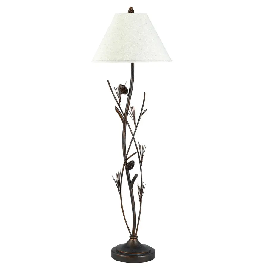 Pine Twig Iron Floor Lamp - Image 1