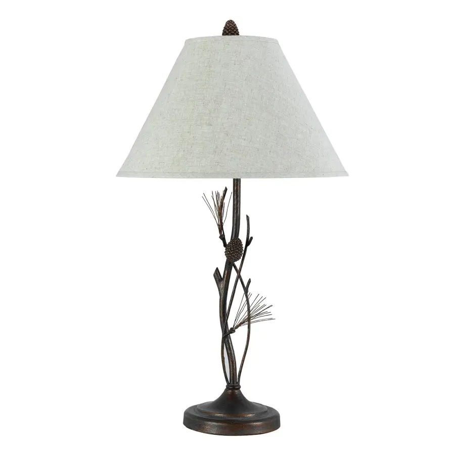 Pine Twig Iron Table Lamp - Image 1