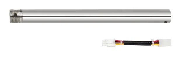 The Breezymeadow 12" extension rod provides flexible height adjustment for pendant lighting installations. Its brushed steel finish complements various design styles while offering practical functionality.