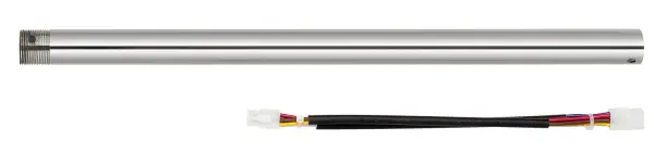 Breezymeadow 18" Extension Rod in Brushed Steel