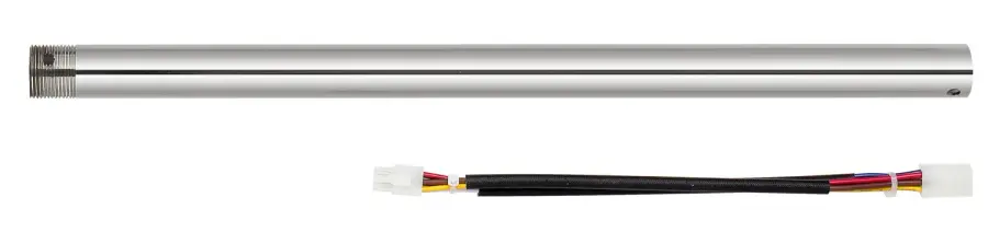 Breezymeadow 18" Extension Rod in Brushed Steel