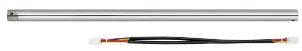 Breezymeadow 24" Extension Rod in Brushed Steel