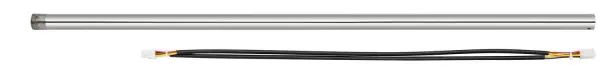 The Breezymeadow extension rod provides an elegant solution for lowering pendant fixtures in spaces with tall ceilings. Its brushed steel finish complements modern and transitional interiors.