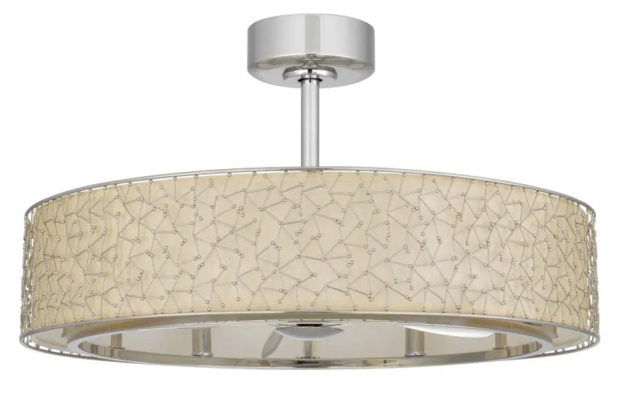 Breezymeadow Chrome Ceiling Fan