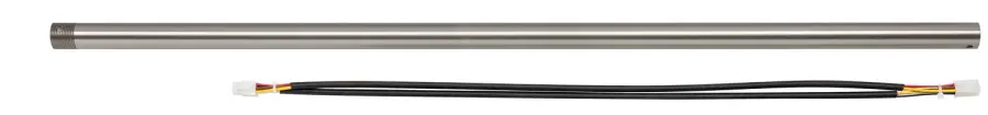 Arroyo 36" Extension Rod in Brushed Steel