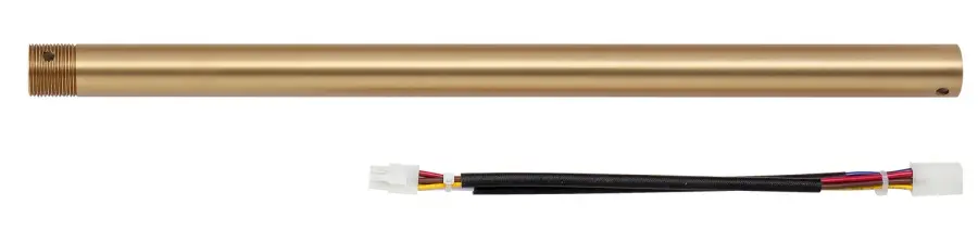 Arroyo 18" Extension Rod in Antique Brass/Black