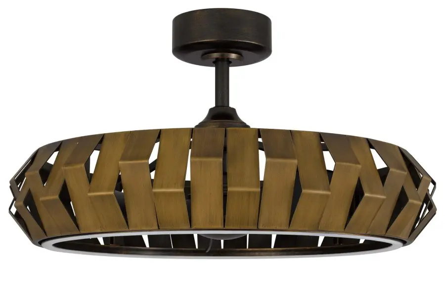 Versatile Bronze Patina Ceiling Fan with Timeless Appeal