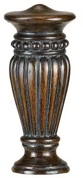 Medium Wood Lamp Finial