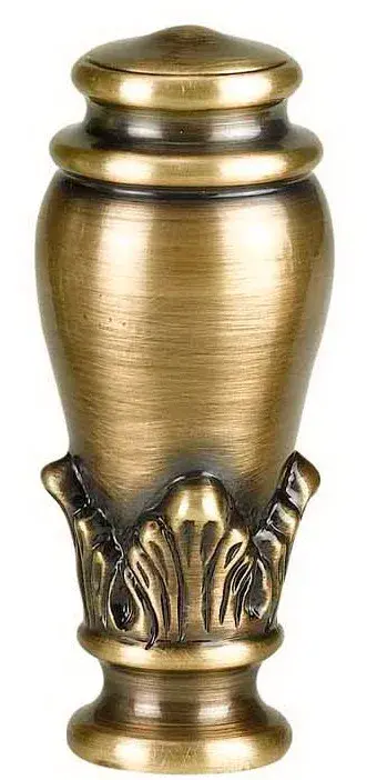 A compact decorative finial accessory designed to add finishing touches to lighting fixtures. At 3 inches in length, this small-scale component offers customization options for various light fixtures.