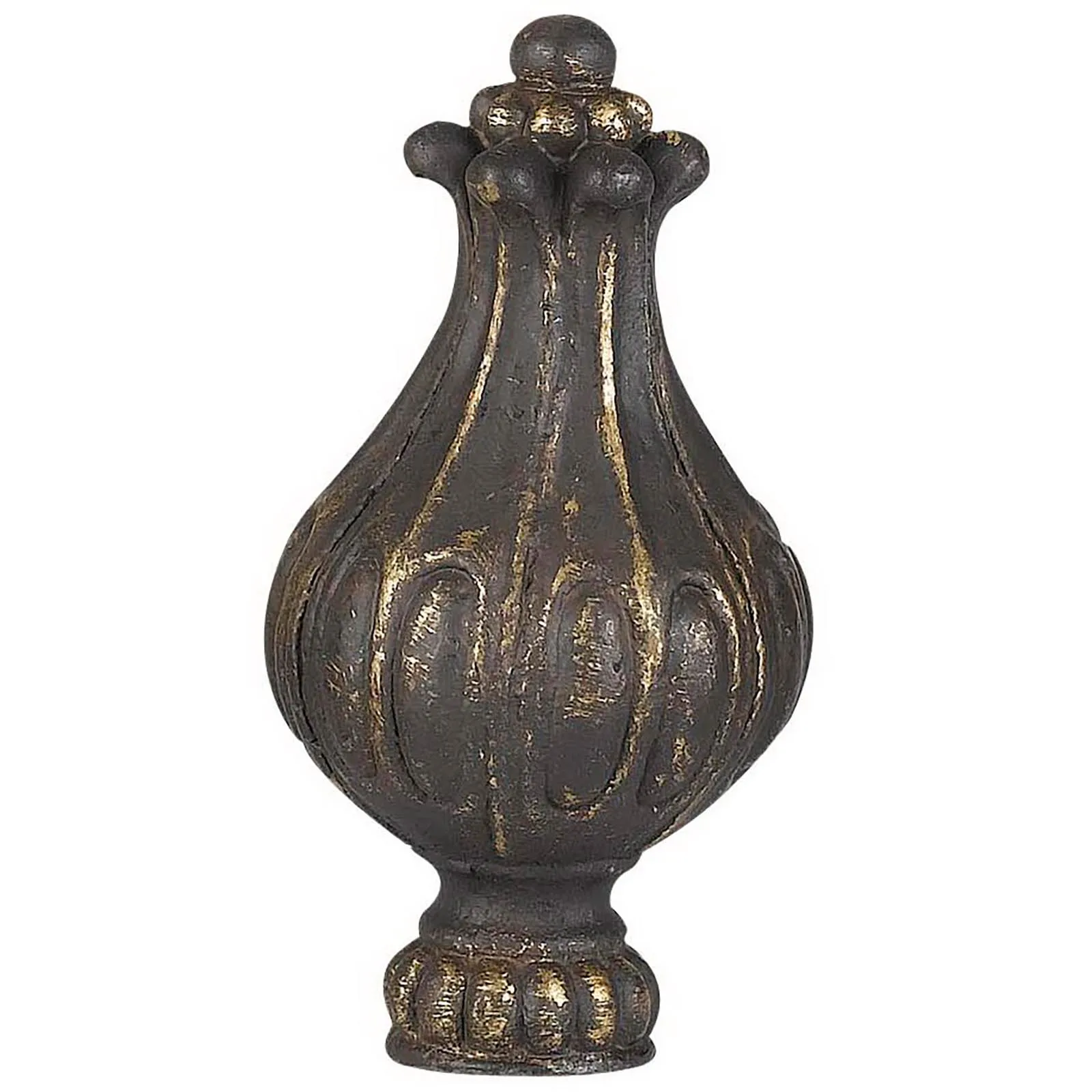 Metal Cast Finial - Dark Bronze