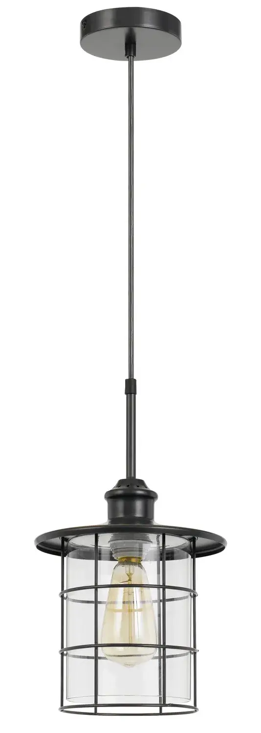 Silverton One Light Pendant in Dark Bronze