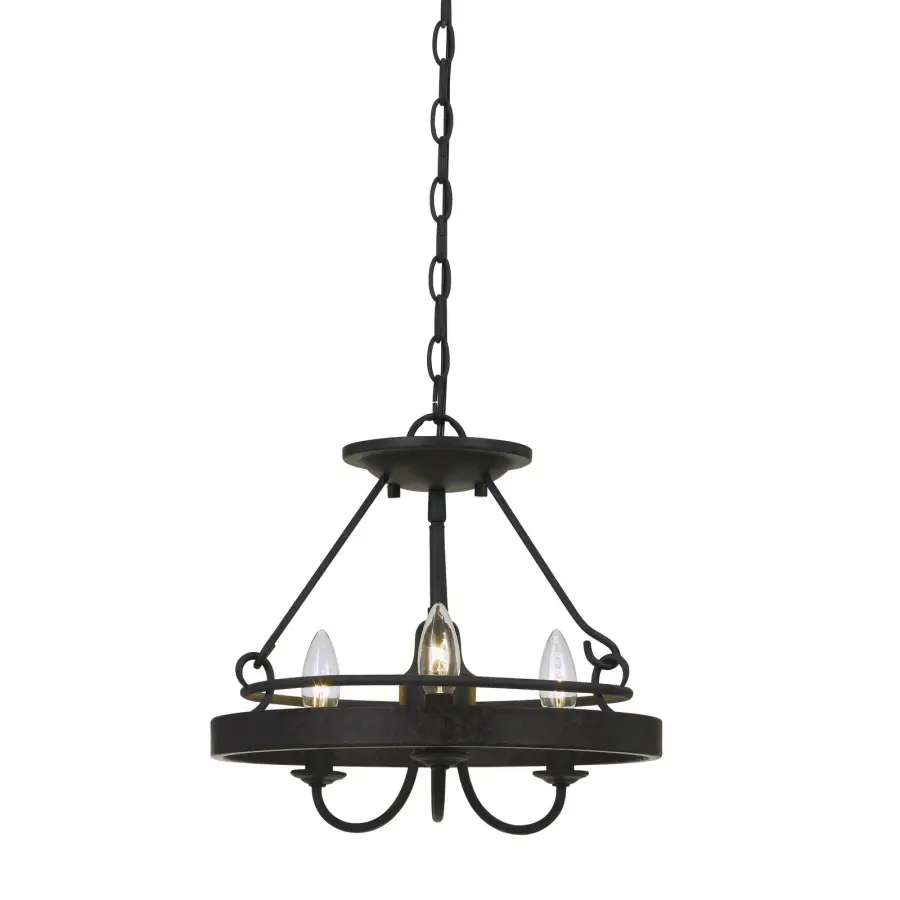 Helena Metal 2-in-1 Pendant/Semi-Flush Mount - Image 1
