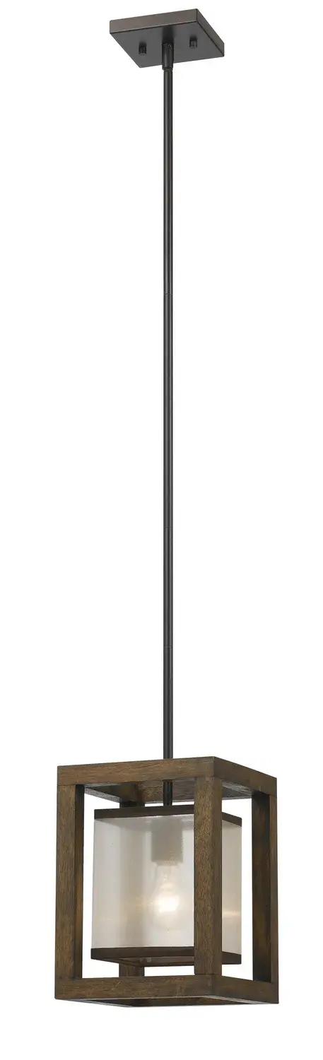 Mini Dark Bronze Pendant Light