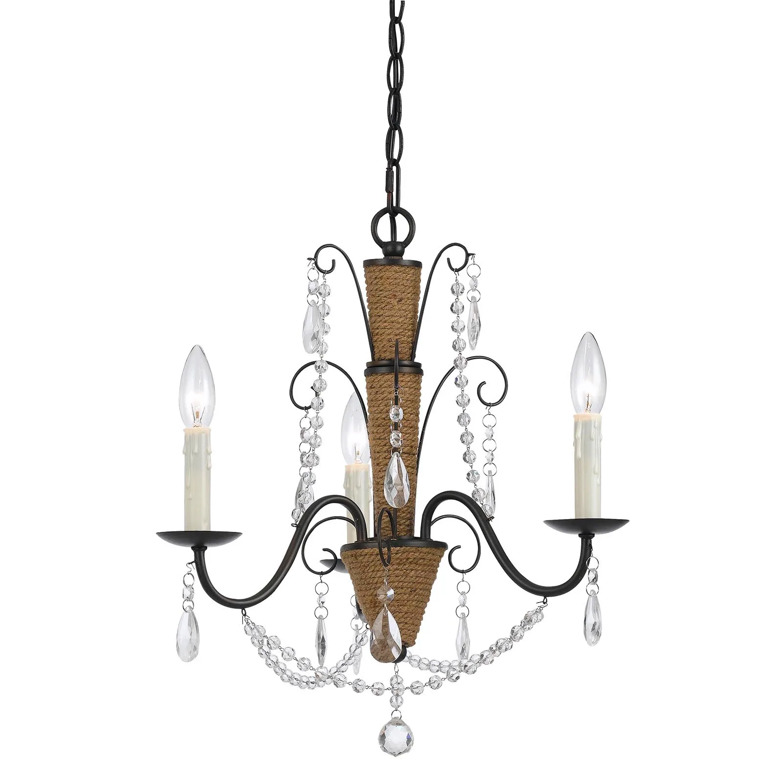Antigo 3-Light Crystal Chandelier