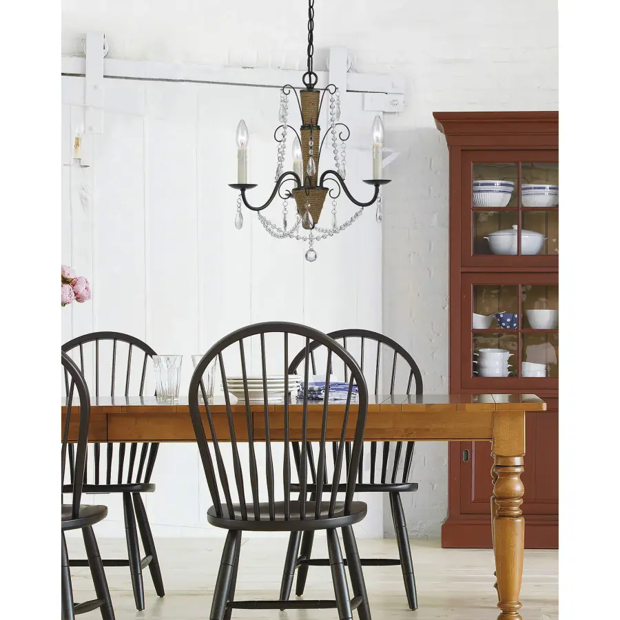 Antigo 3-Light Crystal Chandelier - Image 2