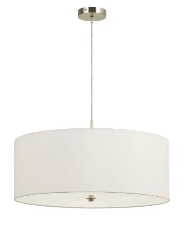 Addison Three Light Pendant in White