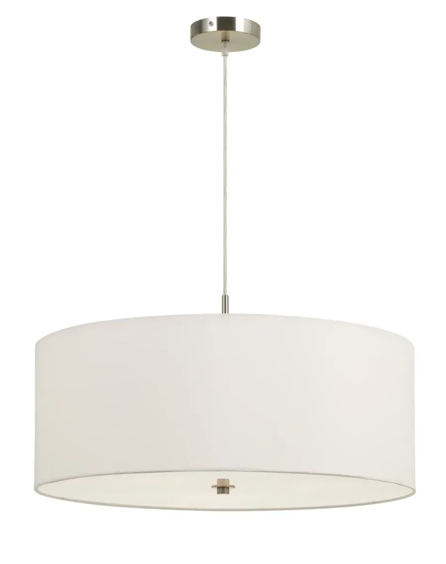 Addison Three Light Pendant in White