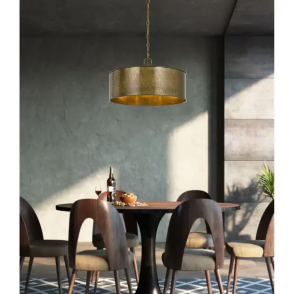 Rochefort 3-Light Metal Chandelier - Image 3