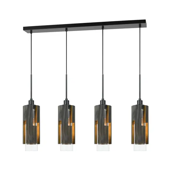 This four-light wood chandelier offers natural warmth and rustic charm in a compact footprint. At just 5.5 inches wide, it's ideal for smaller dining areas, breakfast nooks, or cozy entryways where organic texture is desired.