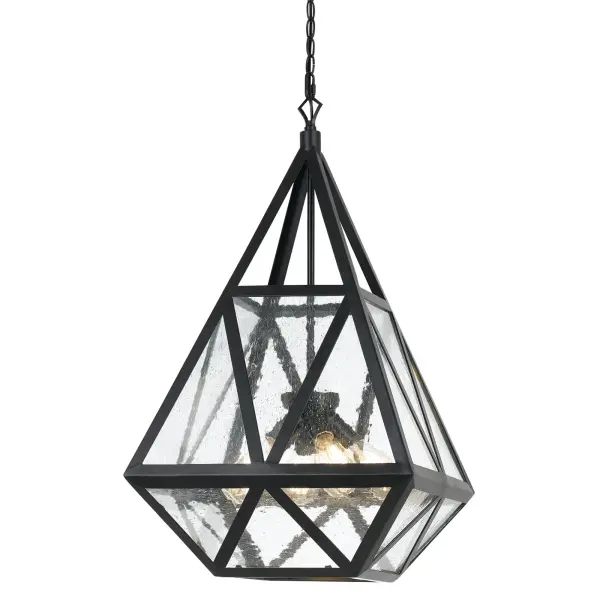 The Townsend 4-light chandelier brings industrial character to smaller spaces with its bubble glass panels and compact 18-inch frame. Perfect for intimate dining areas or kitchen islands where vintage style meets practical scale.