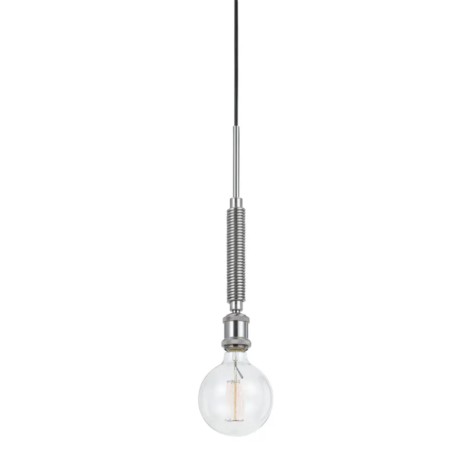 60W Metal Mini Pendant with Edison Bulb - Image 1