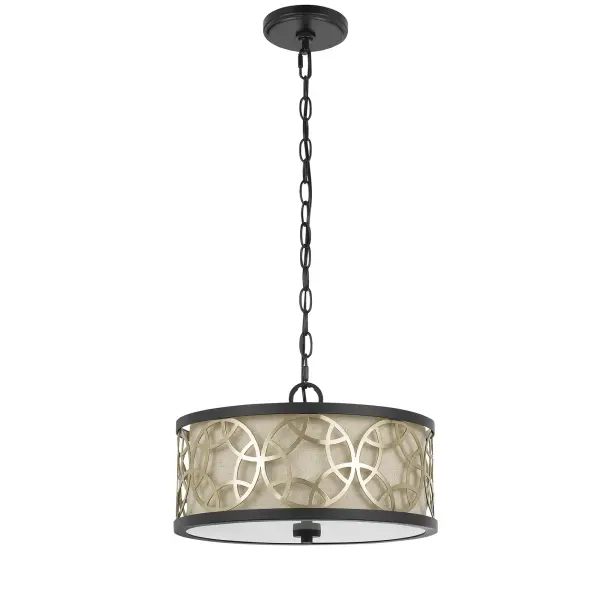 The Carmel 2-light fixture offers exceptional flexibility with its convertible semi-flush and pendant mounting options. Black metal construction with antique brass accents creates an industrial aesthetic that works in various settings.