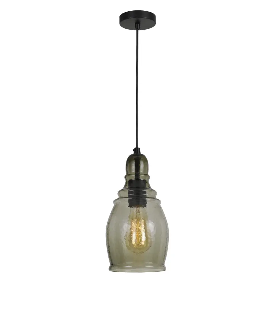 Teramo One Light Pendant in Smoky