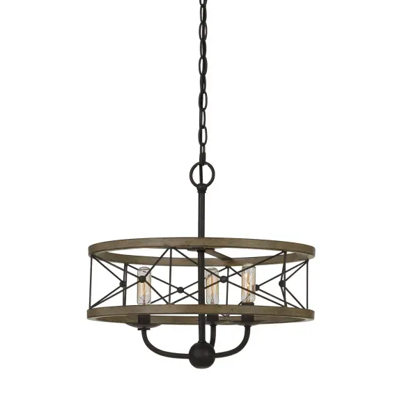 Versatile Farmhouse Pendant with Dual Mounting Options - Image 1