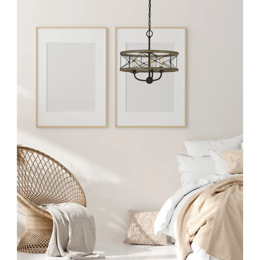 Versatile Farmhouse Pendant with Dual Mounting Options - Image 2