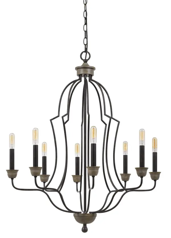 Lebrija 8-Light Metal Chandelier - Image 1