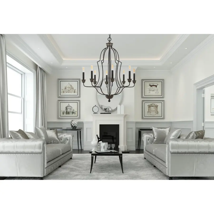 Lebrija 8-Light Metal Chandelier - Image 2