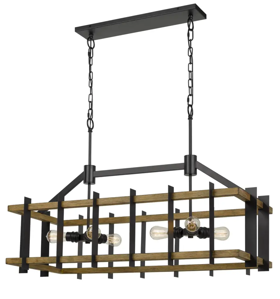 Bruck Six Light Island Chandelier