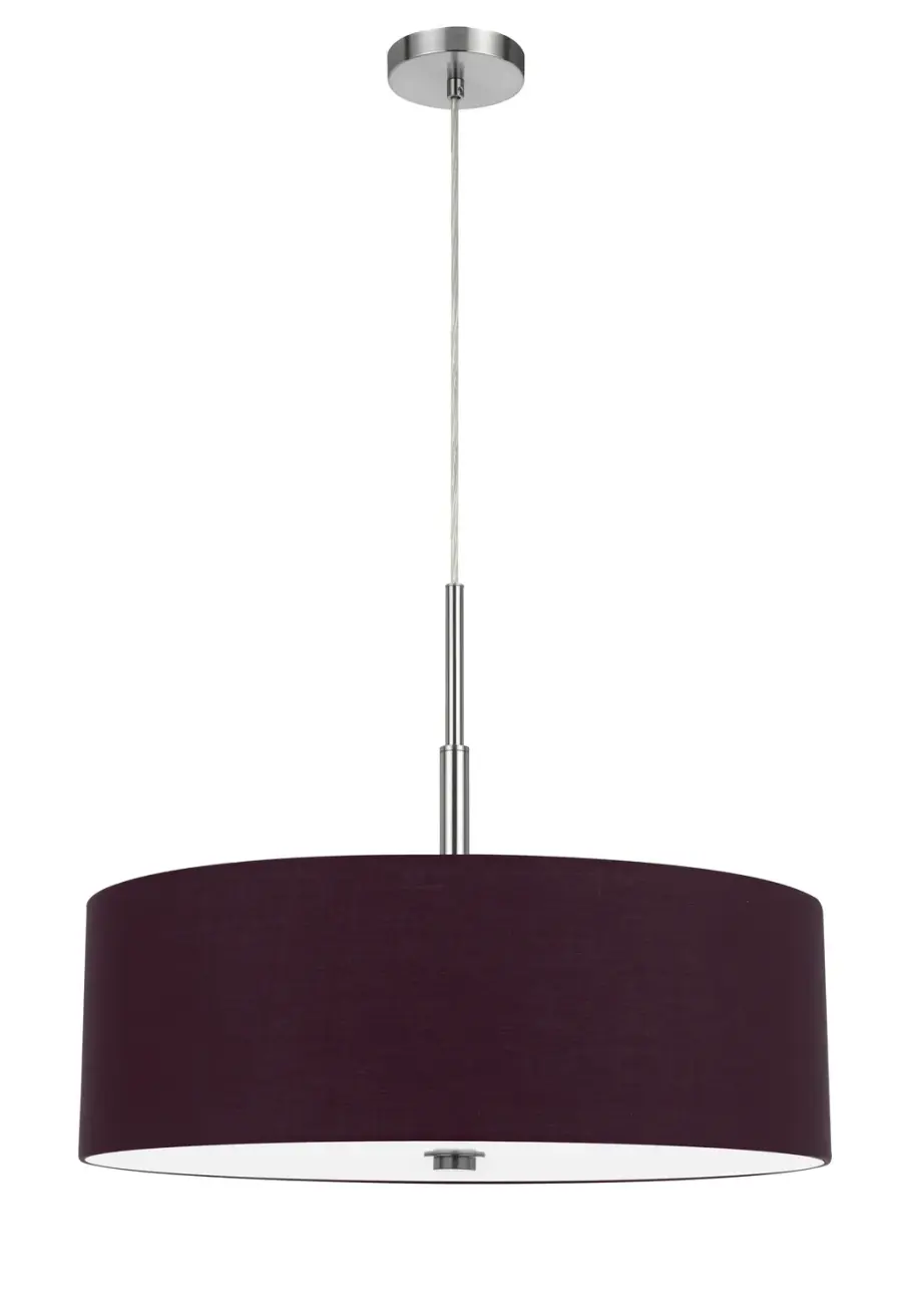 Lonoke Four Light Pendant in Plum