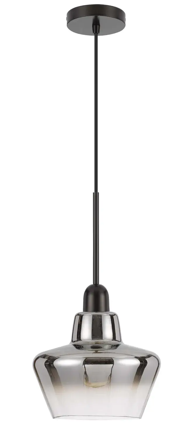Brockton One Light Pendant in Matte Black