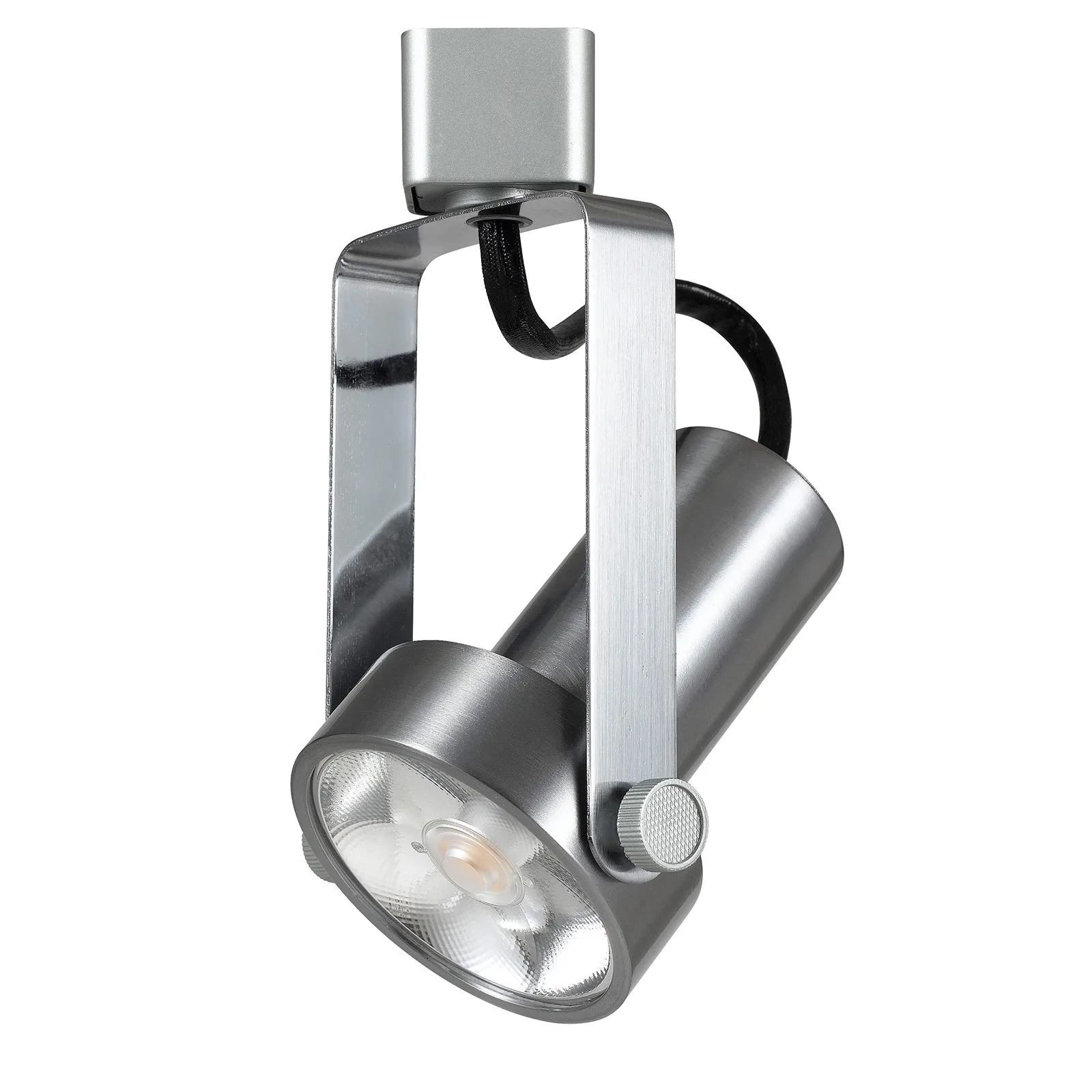 12W LED Track Fixture in Brushed Steel