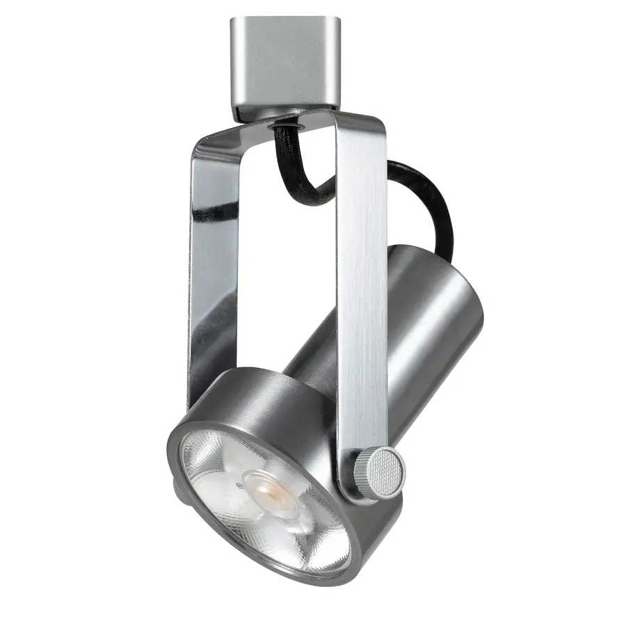 12W LED Track Fixture in Brushed Steel